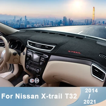 Til Nissan X-trail X-trail t32-2019 2020 2021 Bilens Instrumentbræt Dække Undgå lys Pad Instrument Panel Mat Tæpper Tilbehør