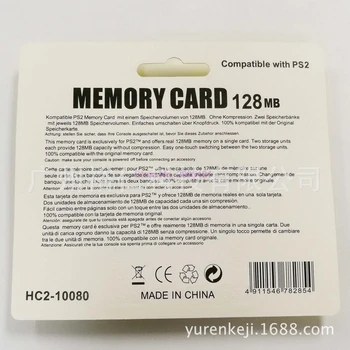 50stk 128 MB Hukommelseskort Gemme Spillet Stick Modul Til Sony PS2 Til Playstation 2 128m Udvidet Card Game Proces Saver