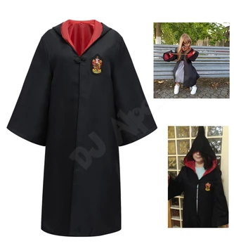 Uniform Hermione Granger Magiske Kappe Børn Cosplay Kostume Voksen Version Halloween Fest Ny Gave
