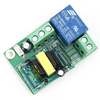 Trådløst internet Relay Switch Module For Smart Home DC 12V AC 220V 7A 25A High Power Self-Lås / Inching Tilstand Mobile Remote Control