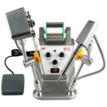 80W Automatisk lodning maskine robot M-80 tin fodring maskinen automatisk trådning termostat lodning maskine