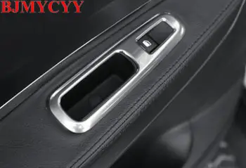 BJMYCYY Passer Til 2017 Peugeot 3008 5008 Tilbehør 4stk/sæt ABS dekorativ kasse bil vindue lift-kontakten
