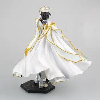 Anime Code Geass R2 Lelouch Lamperouge Britannia Ridder af Syv Kejser Hvid Kappe Ver PVC 24cm Action Figur Dukke Helt Nye