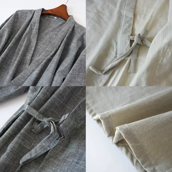 2020 Japansk Sytle Pyjamas, Nattøj Løs Par Tøj til Kvinder, Mænd Bomuld, Blød, Comfy Traditionel Kimono Yukata Pyjamas Robe