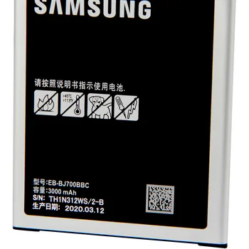 Original Samsung Telefon Batteri Til Galaxy J7 J7009 J7000 J7008 J700F SM-J700f J4 2018 EB-BJ700BBC EB-BJ700CBE 3000mAh