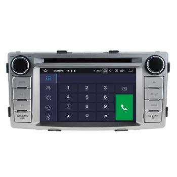 Android-10.0 4GB+64GB bil DVD-afspiller med Indbygget DSP-Car multimedia afspiller Radio For Toyota HILUX 2012 - GPS-Navigation, radio
