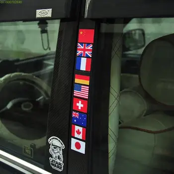 Brasilien flag design vinyl klistermærke på en bil,personlighed doodle bil krop indretning stickers og klistermærker,bil styling