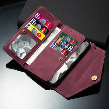 Lynlås Wallet taske til XiaoMi Redmi Note 9 9s 8 7 Pro Max 8A 7A Flip Læder taske Xiomi CC9 Mi 10 Lite Pro-Kortet Solt Kortholderen