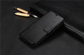 For Xiaomi Redmi 9C Tilfælde Dække Book Flip-Kort Holderen Wallet PU Blødt TPU Silikone Cover Til Redmi 9C Fundas