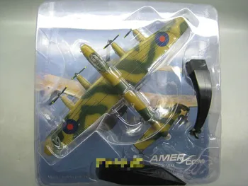 AMER Skala 1/144 Militære Model Legetøj 1945 Avro Lancaster B MKI Bombefly Trykstøbt Metal Fly Model Toy For Indsamling,Gift,Børn