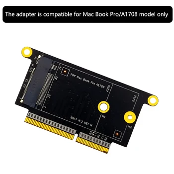 M2 SSD Adapter Card For Apple Macbook Pro A1708 SSD Adapter For Macbook A1708 1708 NVM-e M.2 SSD to 2016 2017 Macbook Laptop NEW