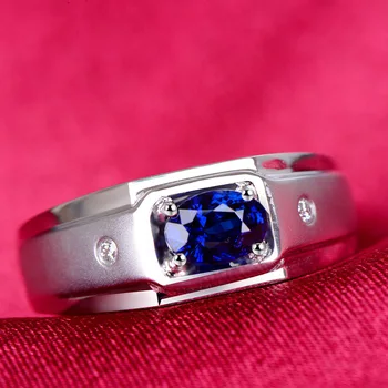 S925 Sølv klassiske Ringe Kvinde Engagement Par Ring Resizable Næse Fine Smykker, Luksus Safir Silikone Ring for Kvinder
