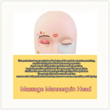 Blid Massage, Eyelash Uddannelse Hoved Øje Facial Eyelash Extension Makeup Praksis Kosmetiske Dummy Professionel Mannequin Hoveder Værktøj