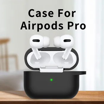 Øretelefon Sag For AirPods Pro Silikone Cover Trådløse Bluetooth Hovedtelefoner Til Luft Bælg Etui Beskyttende For AirPod 3 Tilfælde