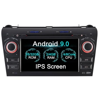 2din Android 9.0 4+32GB Car Multimedia DVD-Afspiller Radio hoved enhed, der afspiller Til Mazda 3 2003 04 05 06 07 08 2009 GPS-Navigation