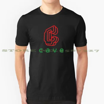 Cave Logo Sort Hvid T-Shirt Til Mænd, Kvinder Donpachi Dodonpachi Cave Video Spil Video Spil Geek Nerd Retro Shmup Deathsmiles