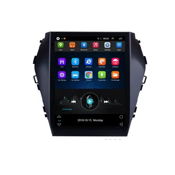 4G LTE Android 10 For Hyundai IX45 Santa fe 2013-2018 Tesla Type Mms-Stereo Bil DVD-Afspiller Navigation GPS Radio
