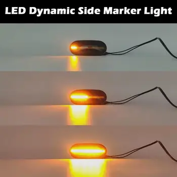 Dynamisk LED Side Markør Lys blinklys lampe for Honda Accord Civic Passer Jazz Stream CR-V Odyssey Røg Amber linse LED