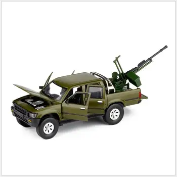 1:32 Hailax pickup truck model,legering, simulation af lys og lyd legetøj,væbnede vogn,gratis fragt