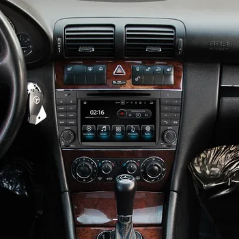 Android-10.0 Car multimedia Afspiller til Mecerdes Benz C - W203 2004-2007 CLK W209 2004-2005 audio radio auto stereo IPS head unit