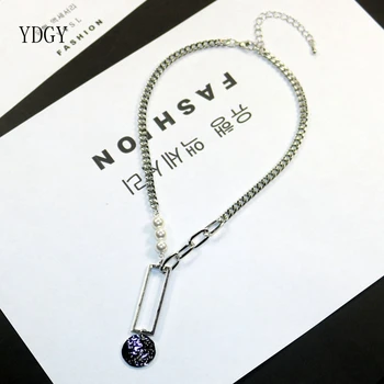 YDGY2019 temperament enkel perle halskæde kvinders Halskæde producenter engros kravebenet kæde tøj vise matchende ne