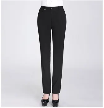 Karriere bukser 2020 kvinder lige, casual bukser arbejde bære hofte slank sort bukser plus size bukser XS, S, M, L,XL, XXL, 3XL,4XL,5XL,6XL