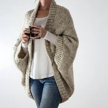 2020 Nye Ærmeløs Sweater Sjal Cardigan Europæiske og Amerikanske Løs Store Sweater Grænseoverskridende Hot-Salg Large Size Kvinder