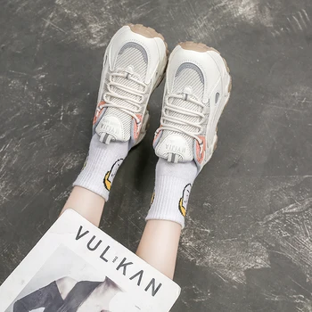 Foråret Kvinder Mode Designer Sneakers Sko Undervisere Tenis Højde Høj Platform Kvinde Brand Vulcanize Sko Mujer Zapatillas