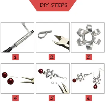 5Rolls 3 mm 5 mm Fladskærms Aluminium Wire Smykker Resultater for Smykker at Gøre DIY-Halskæde, Armbånd, Øreringe omkring 2 m/rulle
