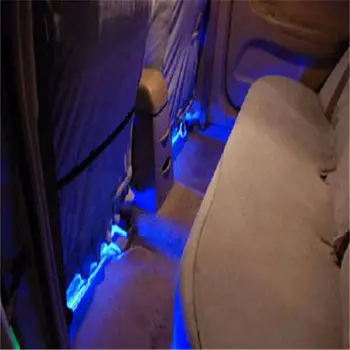 12 V 4 I 1 Blå Bil Atmosfære, Lys, Pynt, Dekoration Romantisk LED Væg-Dekoration Lampe Indvendigt Tilbehør Dropship Hot