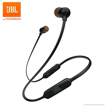 Nye JBL T110BT Trådløse Bluetooth Hovedtelefoner Sport Kører Bass Lyd Magnetisk Headset 3-Knappen Fjernbetjening Med Mic