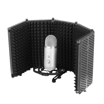 Movingmic Studie Mikrofon Fem Dørs Mikrofon Lyd Isolering Panel Støjreduktion Panel Blowout Preventer