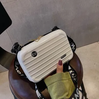 Luksus Skulder Tasker til Kvinder Mode Små Bagage Bag 2020 Ny Kuffert Form Mini Taske Kvinder Berømte Mærke Clutch Taske Punge