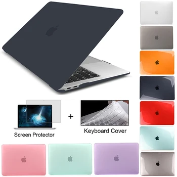Laptop Case Til Macbook Air 13 A2179 2020 Pro 11 12 13 13.3 15 A2289 Nye Touch Bar ID for Mac book Pro 16 A2141 +keyboard Cover