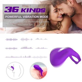 Forsinkelse Sædafgang Penis Vibrationer Ring Klitoris Stimulator Voksen sexlegetøj til Kvinder, sexlegetøj til Par Klitoris Vibrator