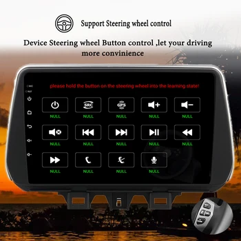Android-10.0 Radio Bil DVD-Afspiller for Hyundai Tucson 20 2019 2018 / Santa Fe 201 Bil hovedenheden Bil GPS DVD Autoradio Mms