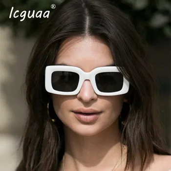 Square Solbriller Stil Kvinder Mænd Solbriller Vintage-Nitte Mærke, Design, Sol Briller, Oculos De Sol, UV 400 Linse Briller