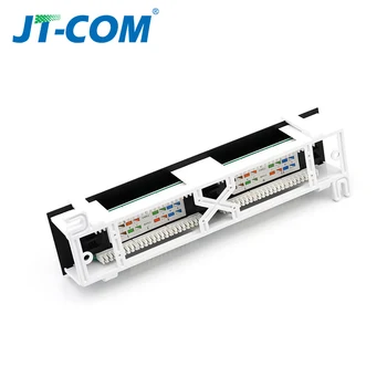 CAT6 12 Port RJ45 UTP Patch Panel LAN-Netværk Adapter Kabel Stik RJ45 Netværk vægmonteringsrack