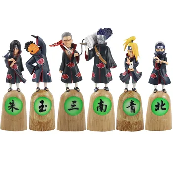 23-26 cm Anime Naruto Akatsuki Sasuke og Itachi Hoshigaki Sin Kakuzu Hidan Obito PVC-Action Figur Model Legetøj