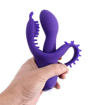 Aphrodisia 10 Hastigheder G Spot Vibrator Vandtæt Triple Klitoris Stimulator Mundtlig Klitoris Vibratorer Intim Voksen Sex Legetøj Til Kvinder