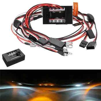 LED Lys kit Sæt Bremse blinklyset Simulator Til 2,4 G 1/10 RC Bil Dele, Tilbehør
