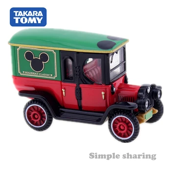 Takara Tomy Tomica Disney Motorer DM-01 Høj Hat Klassiske Mickey Mouse Bil Hot Pop Kids Legetøj Køretøj Trykstøbt Metal-Ny Model
