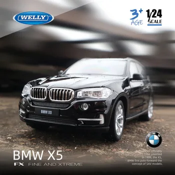 Welly 1:24 BMW X5 SUV off-road køretøj simulering legering bil model Indsamle gaver toy