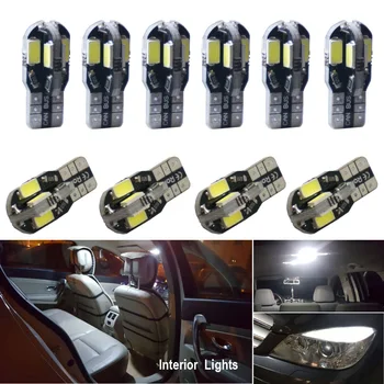 10x T10 W5W 194 Canbus LED Pærer Indvendigt Lys kit til Mondeo MK3 MK4 Fokus 2 MK2 Fiesta Fusion Ranger C-max S-max Kuga F150