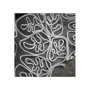 3D uld strikning tøjet mønster, broderi bløde designer stof til patchwork bazin riche getzner tissus telas por metrotog