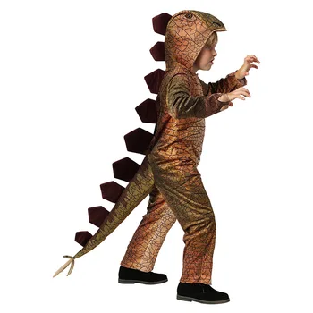Dinosaurer Stegosaurus Kostumer til Børn Halloween Cosplay Kostume Drenge Piger Part Rolle Spil Kjole Fyldes Op Buksedragt Vis Outfit