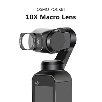 Neewer 10X Makro Linse Kompatibel med DJI OSMO Pocket Kamera, Magnetisk Installation Design, Høj Opløsning og Klar Magnificat