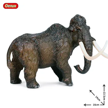 Oenux Oprindelige Afrikanske Elefant, Vilde Dyr Simulering Store Mammut Action Figurer Model Figur PVC Pædagogisk Legetøj For Børn