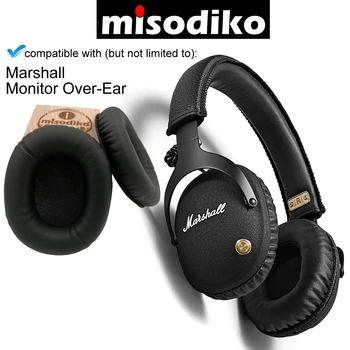 Misodiko Udskiftning Puder Øre Pads - til Marshall-Skærm Over-Ear Stereo Hovedtelefoner, Reservedele Ørepuder Cup Pude Dække