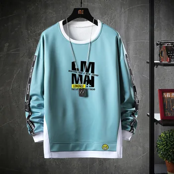 HIP HOP 2020 ensfarvet Sweatshirt Mænd Hættetrøjer Foråret Efteråret Hoody Casual Janpanese Streetwear Tøj